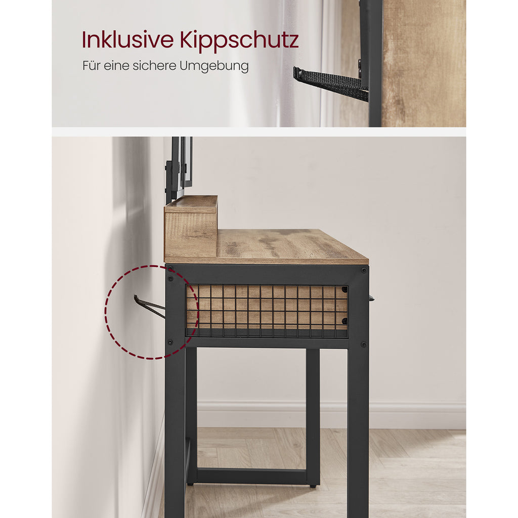 Schminktisch mit Hocker und Spiegel