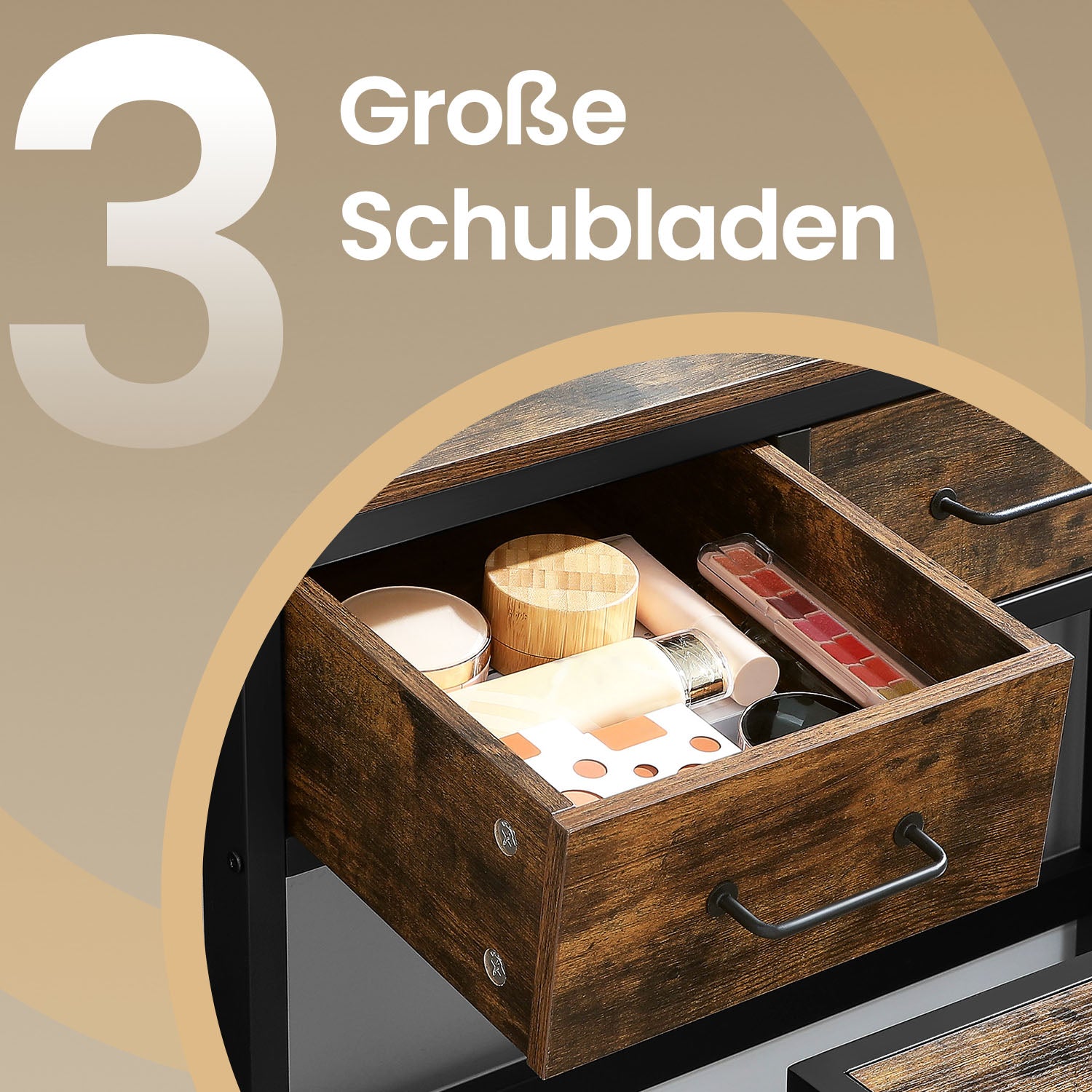 Schminktisch Industrie-Design