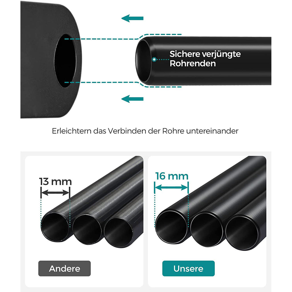 Stoffschrank mit 2 Kleiderstangen salbeigrün