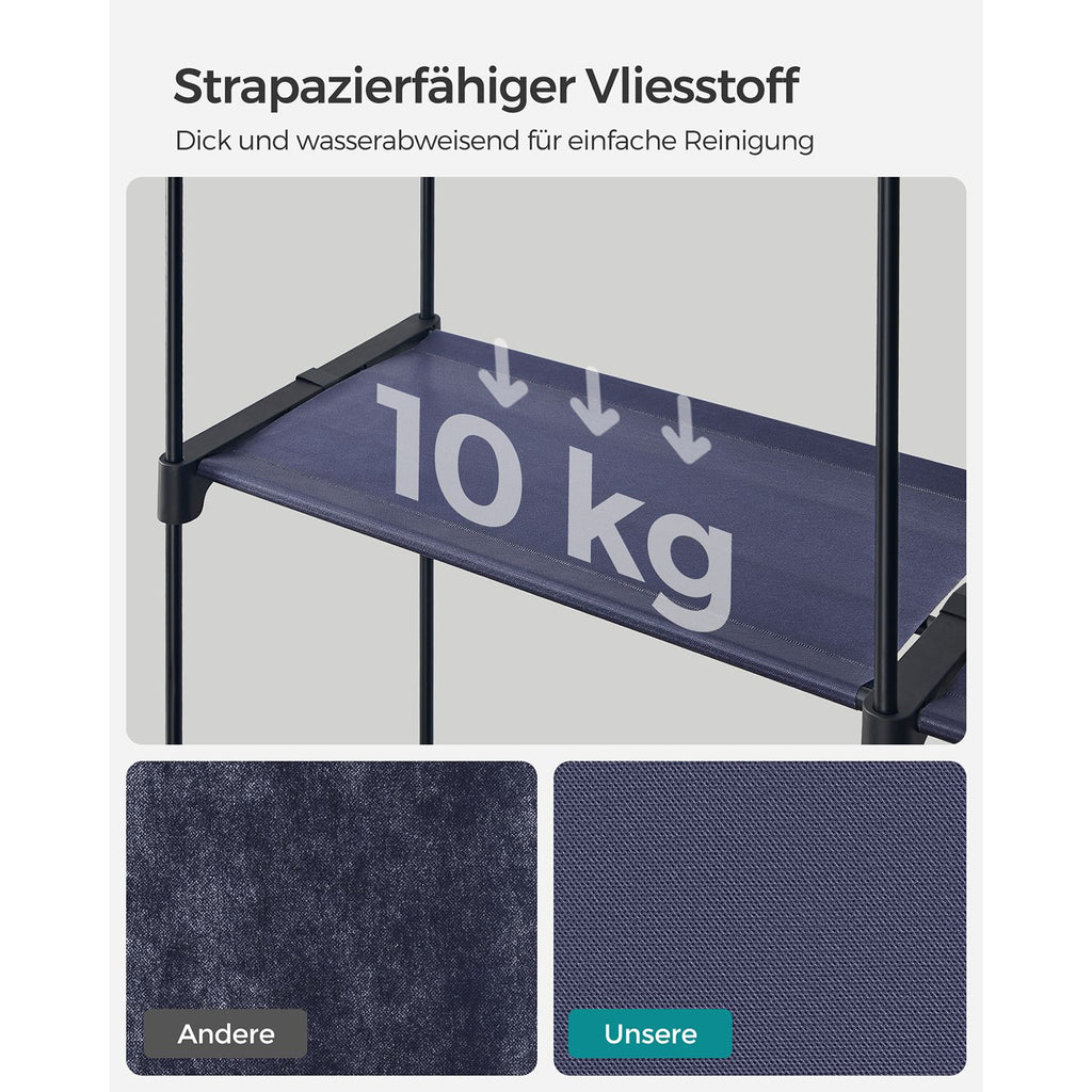 Garderobe mit 2 Kleiderstangen