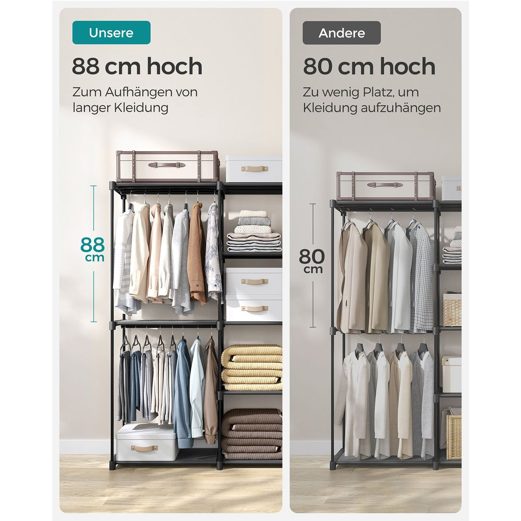 Freistehende Garderobe
