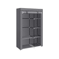Stoffschrank mit Kleiderstange