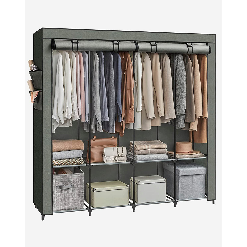 Stoffschrank 45 x 170 x 167 cm salbeigrün