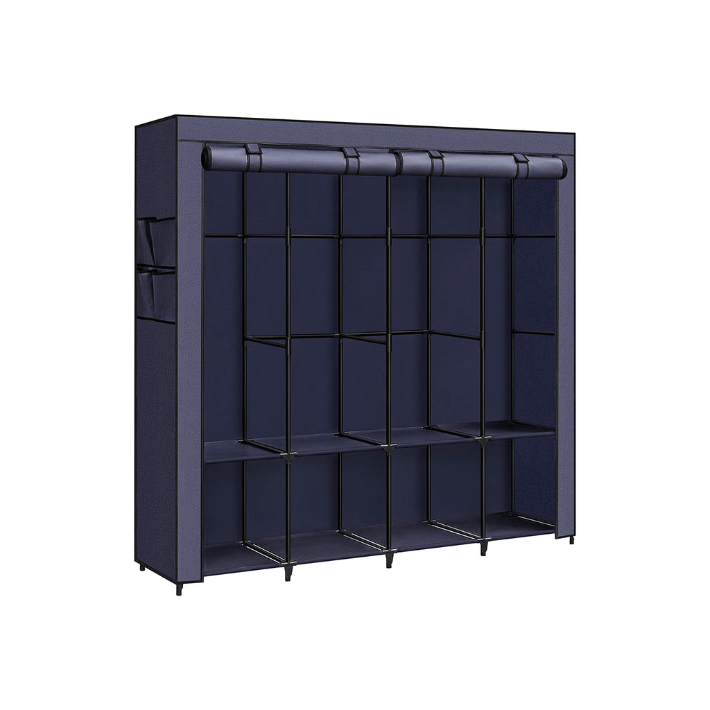 Stoffschrank 45 x 170 x 167 cm dunkelblau