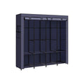 Stoffschrank 45 x 170 x 167 cm dunkelblau