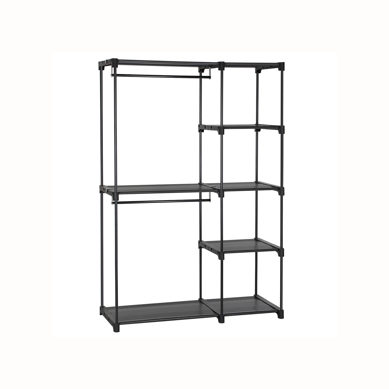 Offener Kleiderschrank
