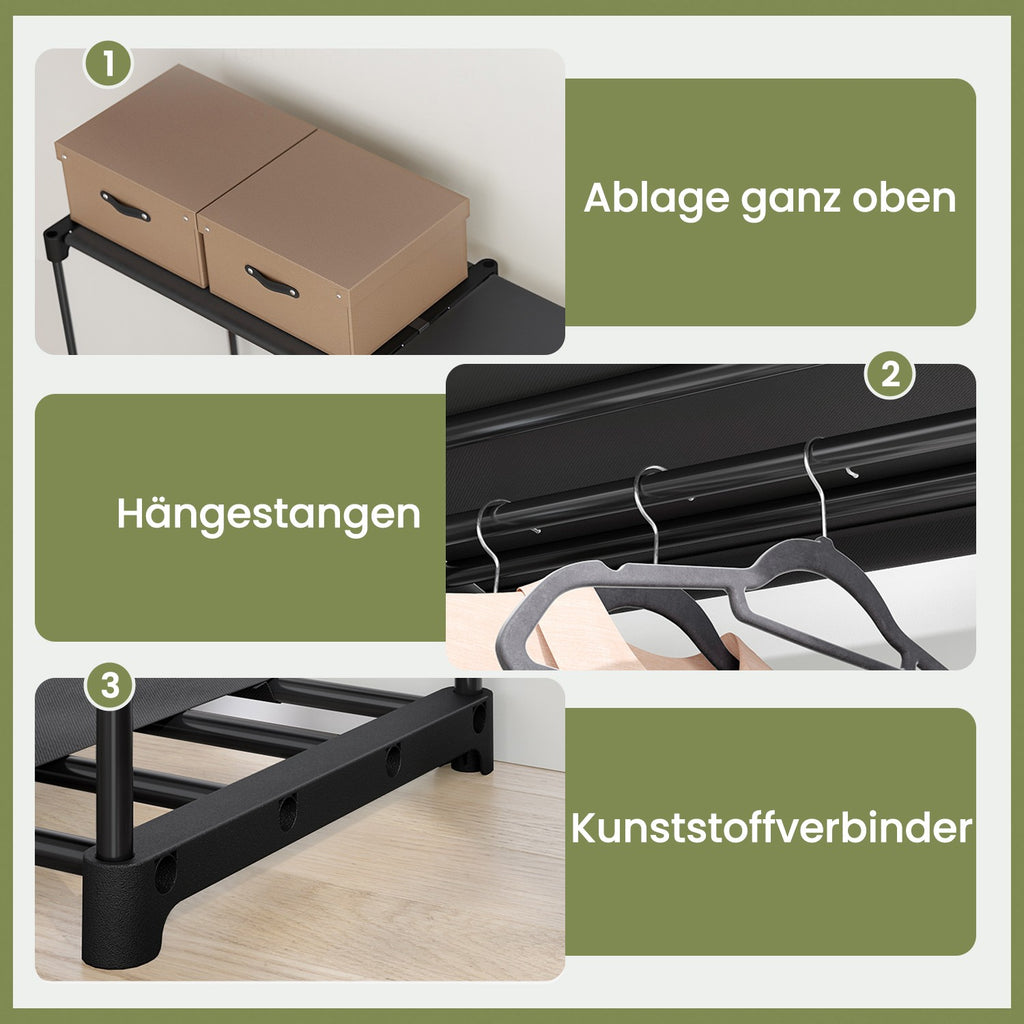 Freistehende Garderobe