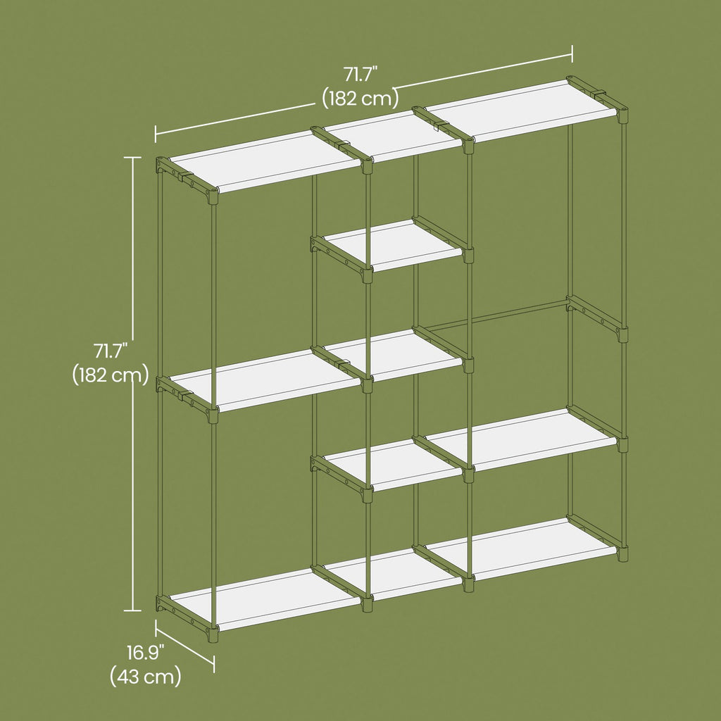 Freistehende Garderobe