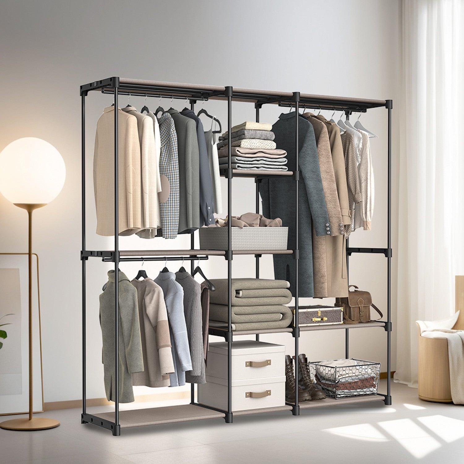 Kleiderschrank, Kleiderständer, Garderobenständer