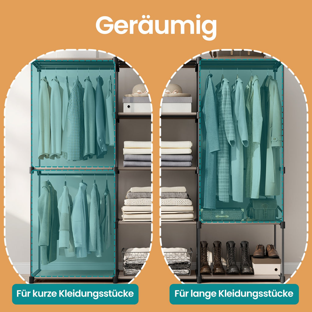Kleiderschrank, Kleiderständer, Garderobenständer
