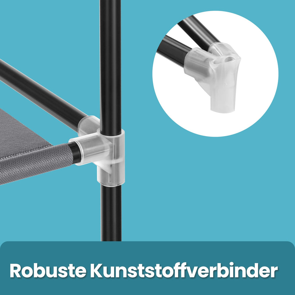 Stoffschrank mit Kleiderstange