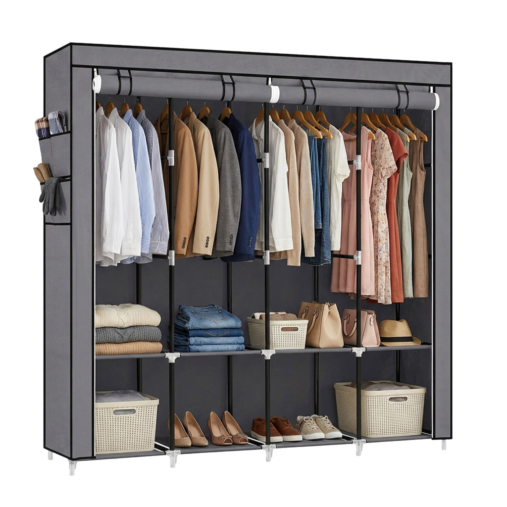 Stoffschrank, Kleiderschrank, 45 x 170 x 167 cm