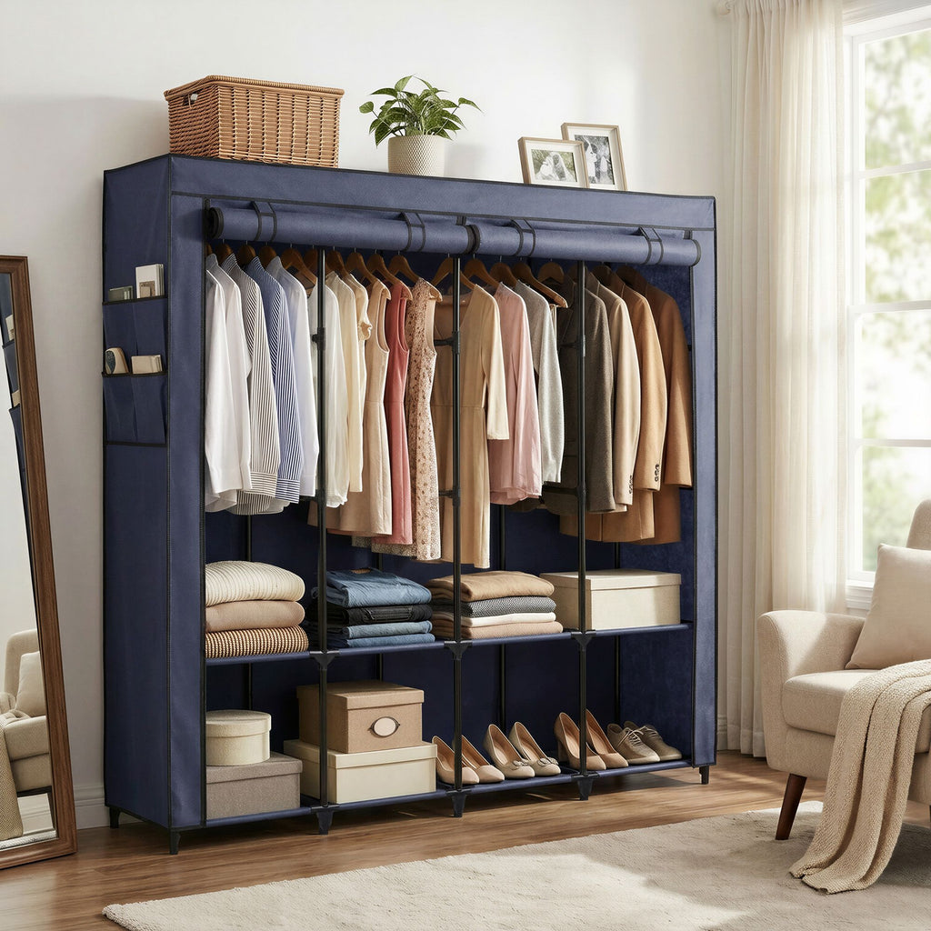 Stoffschrank, Kleiderschrank, 45 x 170 x 167 cm