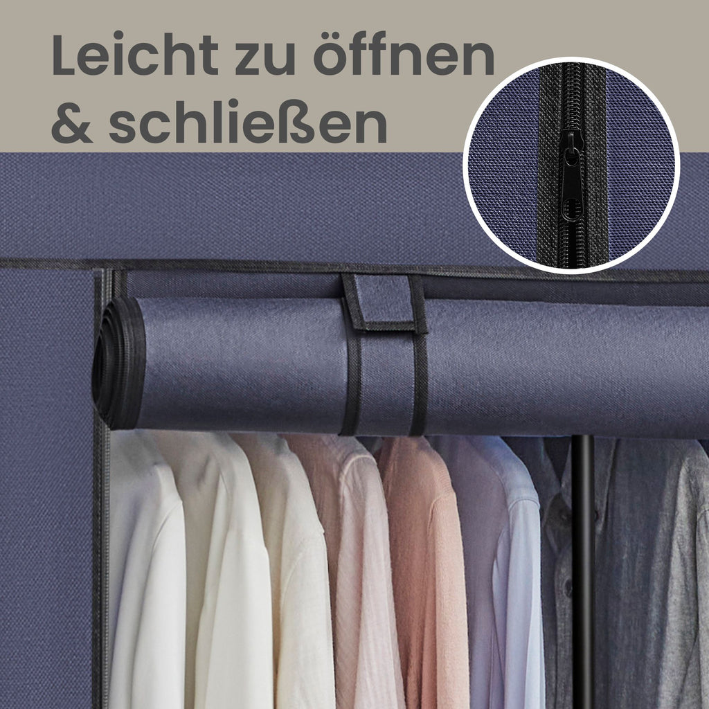 Stoffschrank, Kleiderschrank, 45 x 170 x 167 cm