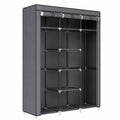 Kleiderschrank, Stoffschrank, faltbare Garderobe mit Kleiderstangen