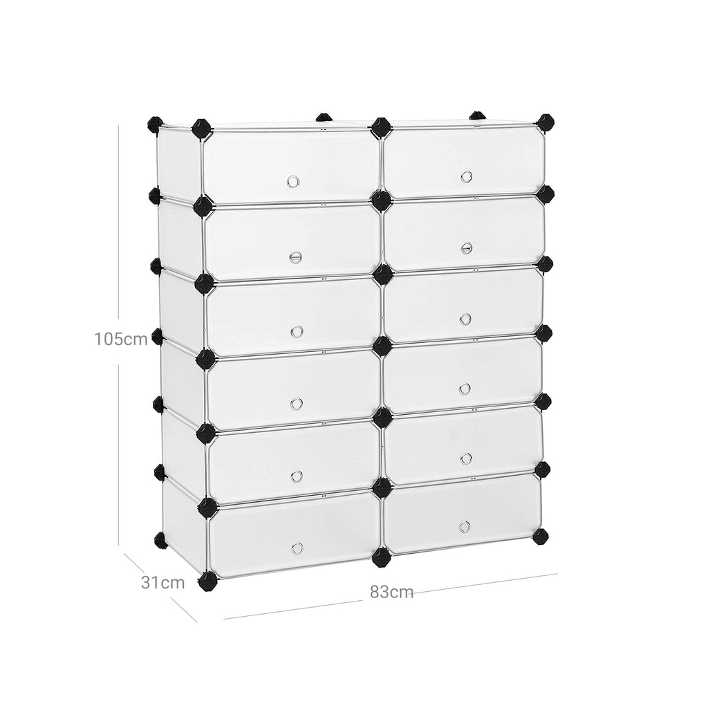 Schuhregal mit 6 Ebenen