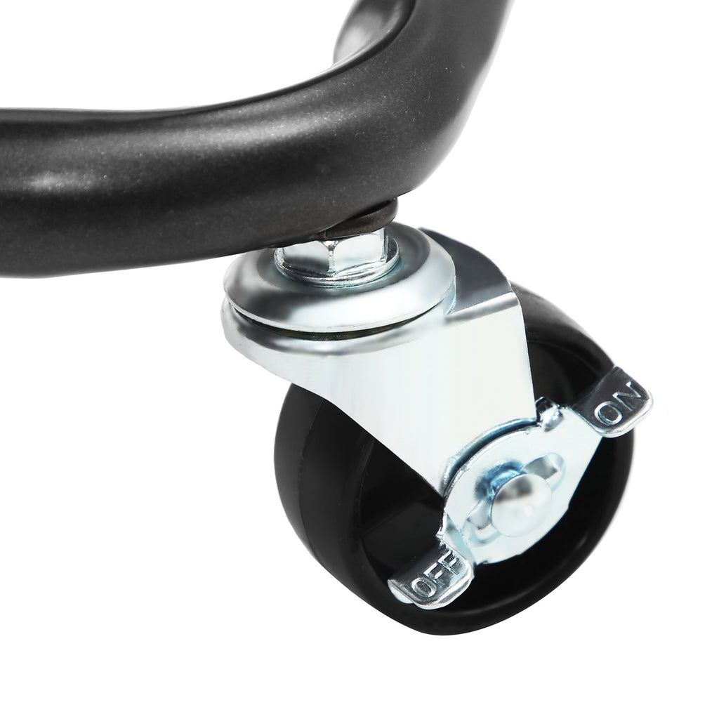 Rollendes Regal aus Metall Schwarz