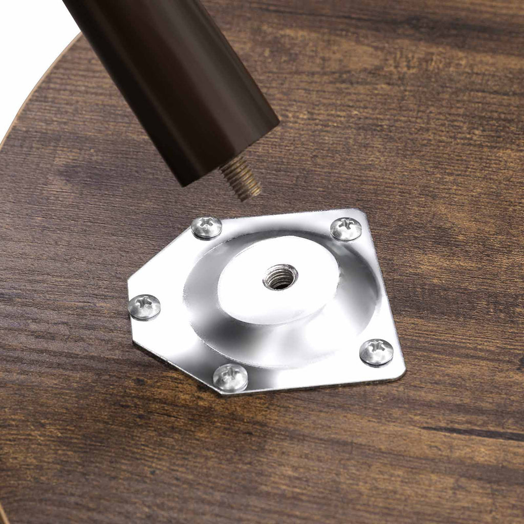 2 Beistelltische Rund Industrie-Design