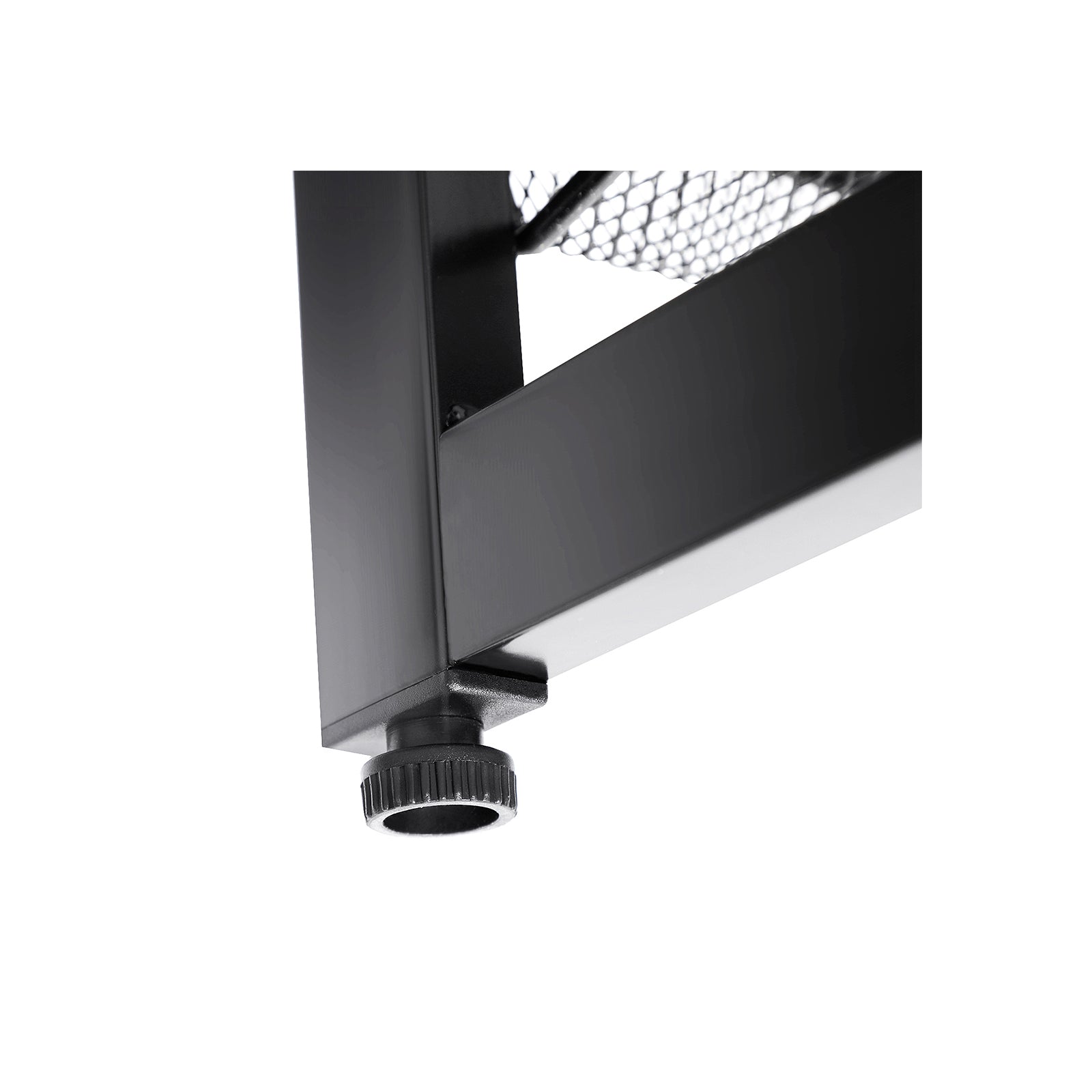Schuhregal 5 Gitterebenen Schwarz