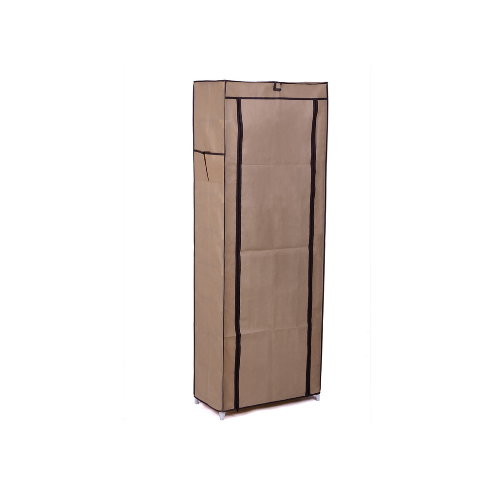 Schuhregal mit Abdeckung 58 cm Braun