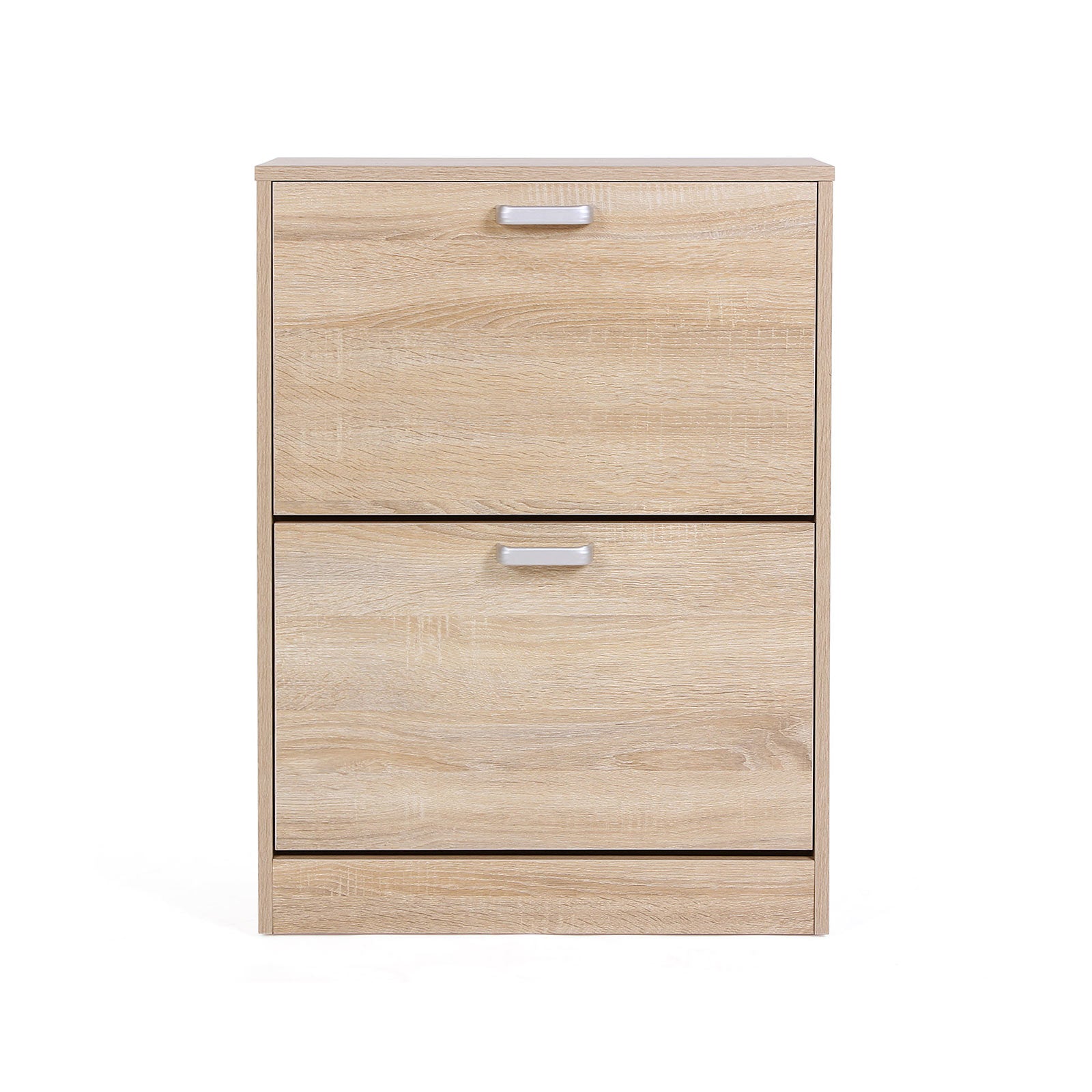 Schuhschrank 2 Klappen Holzoptik