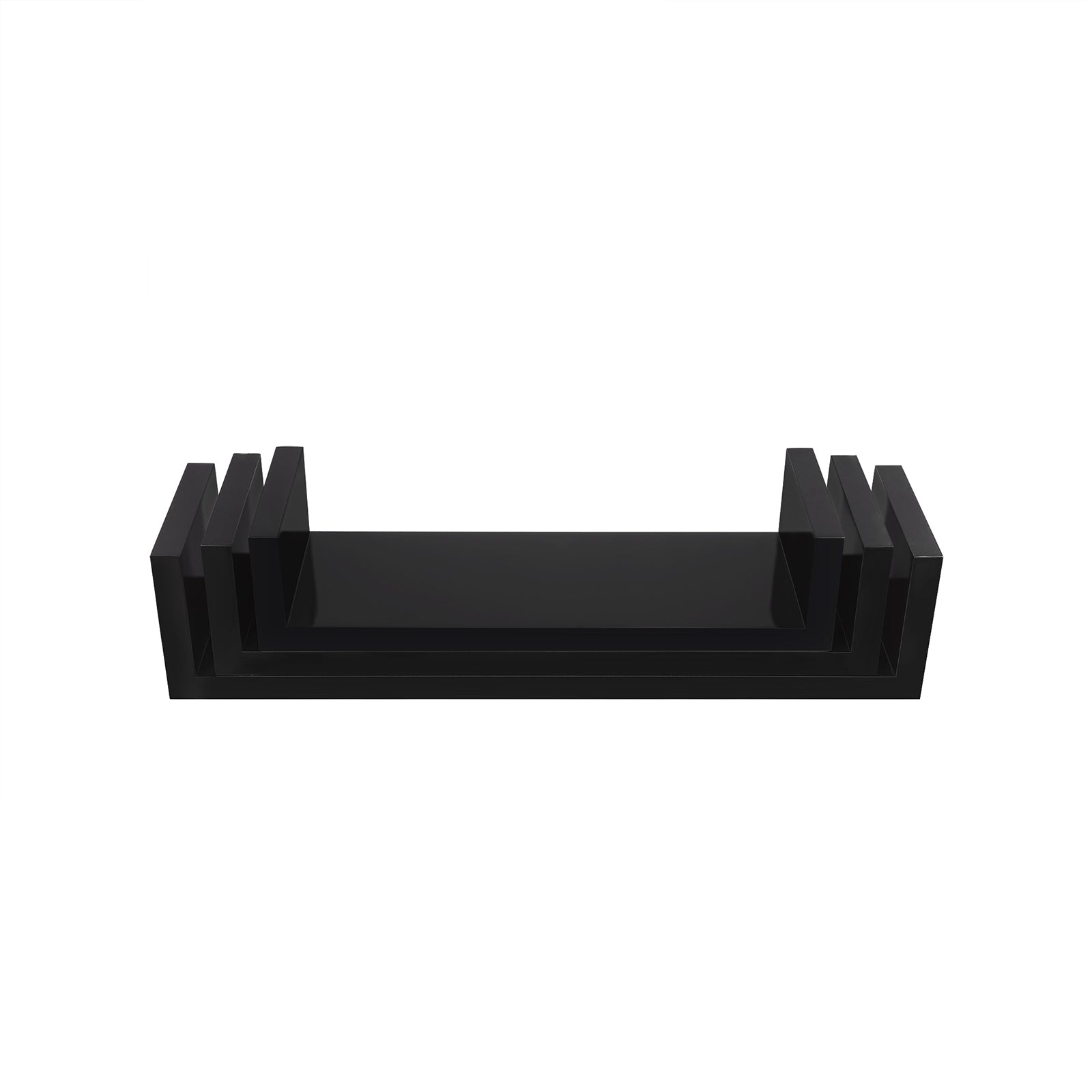 Schweberegale 3er Set Schwarz