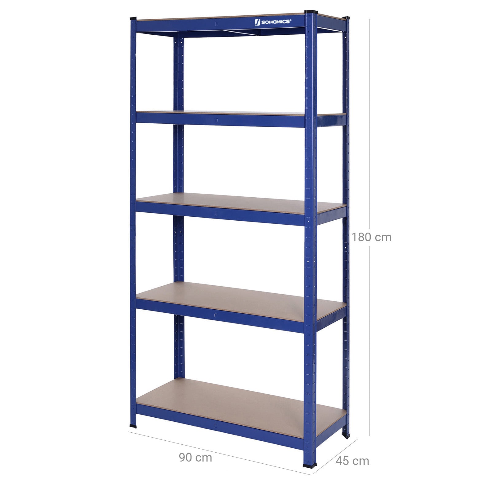 Schwerlastregal 1325 kg Blau