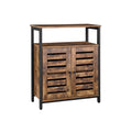 Sideboard mit Lamellentüren Industriestil