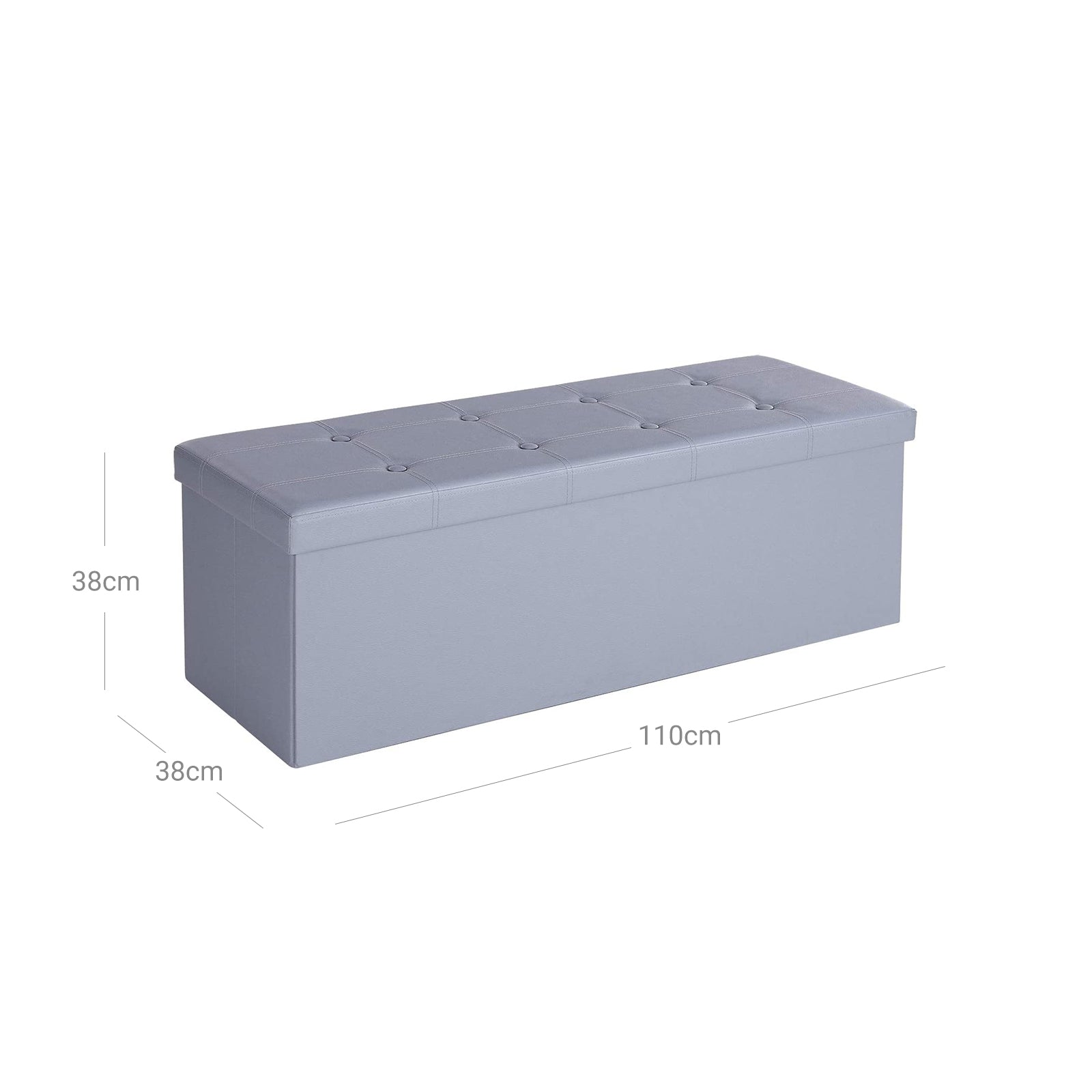 Sitzbank mit Stauraum 110 cm lang