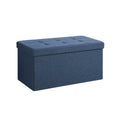 Sitztruhe 76 cm Marineblau