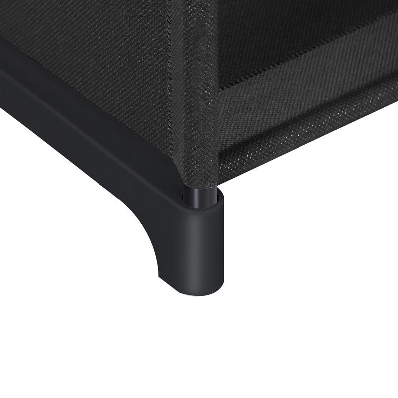 Steckregal 6 Würfel 3 Boxen Schwarz