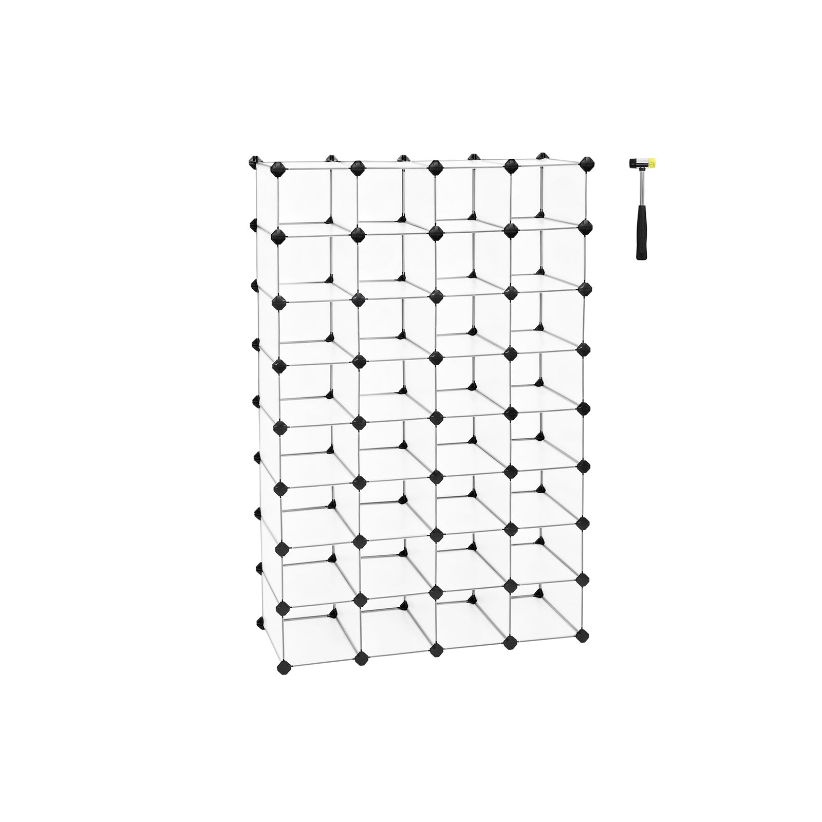 Steckregalsystem 32 Würfel Weiß