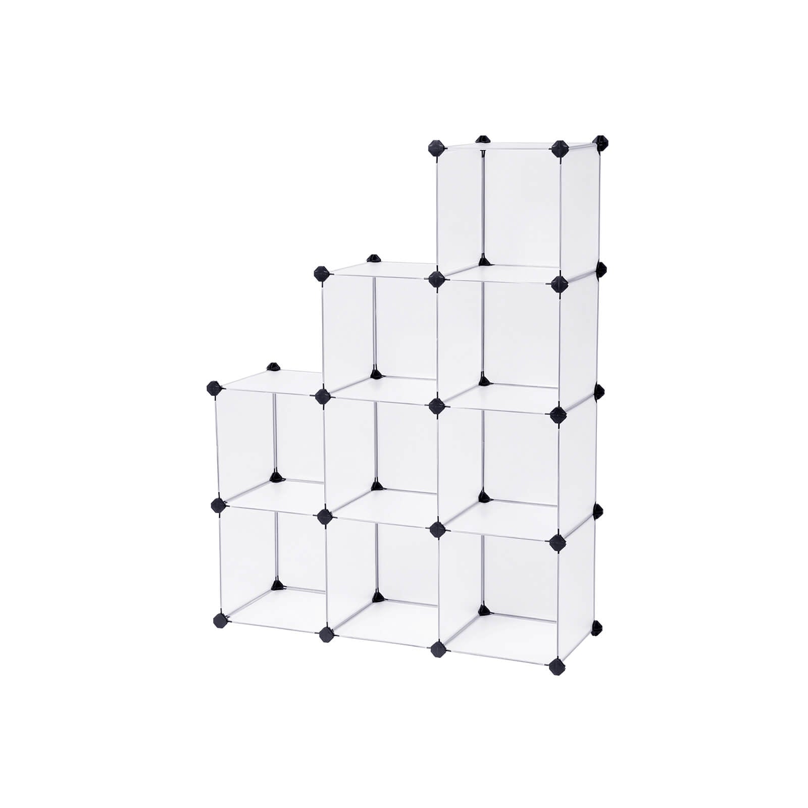 Steckregalsystem 9 Würfel Weiß
