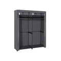 Stoffschrank mit Kleiderstangen