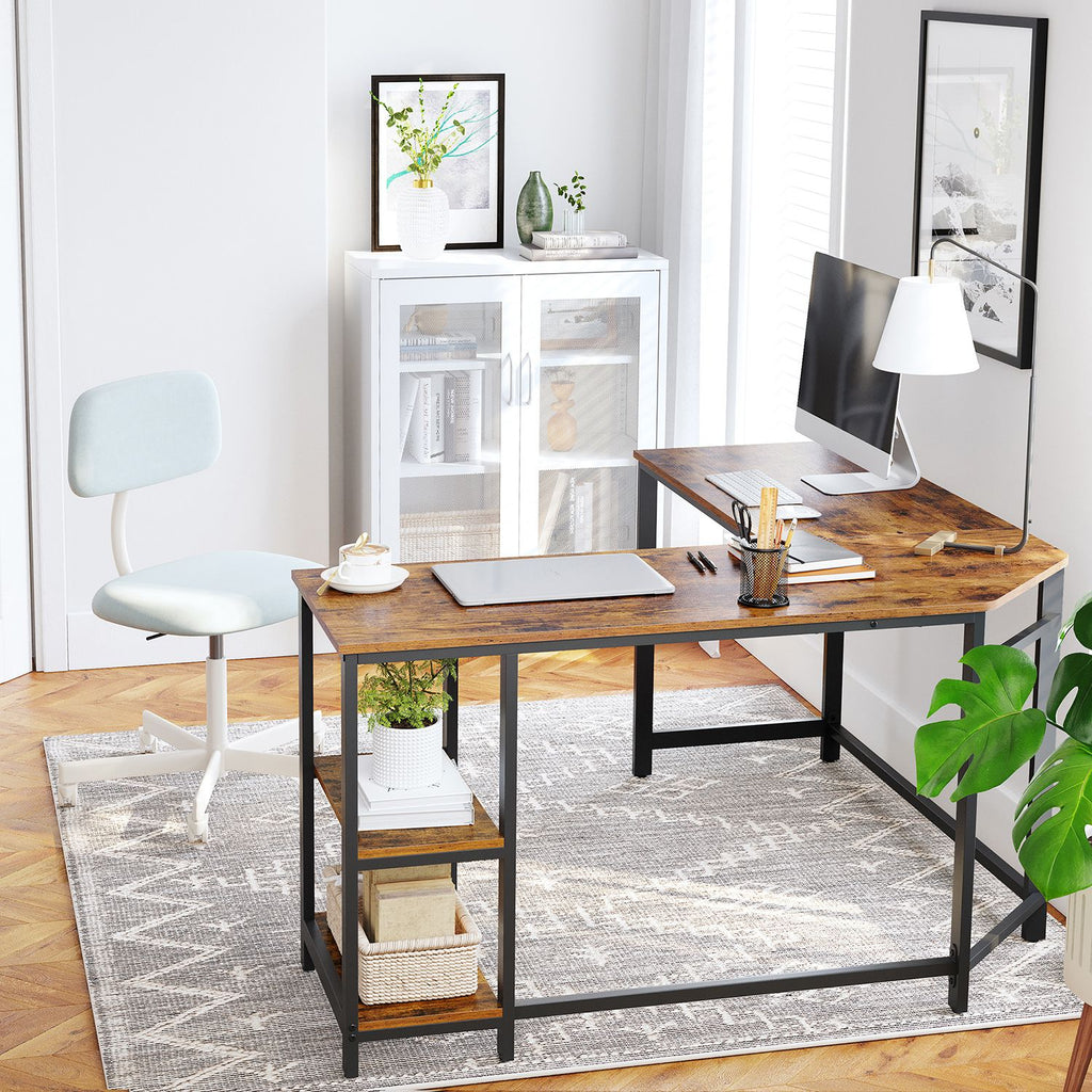 Industrie Look Eckschreibtisch