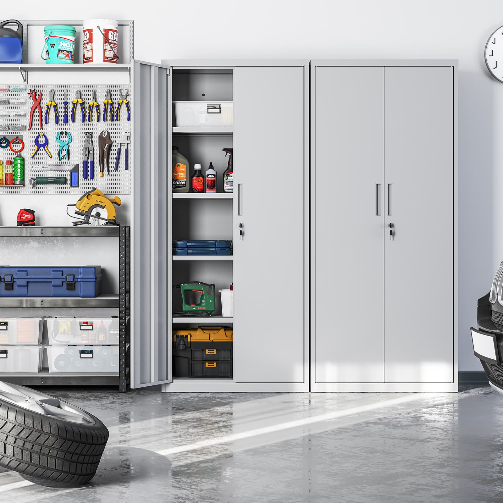 Aktenschrank mit 2 Türen