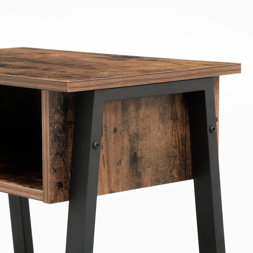 Industrie-Design Beistelltisch eckig