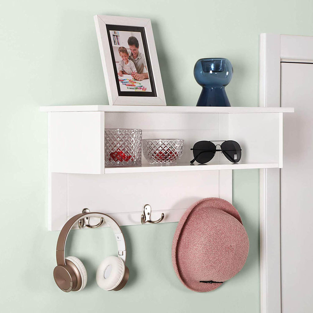 Wandgarderobe mit Fach Weiß