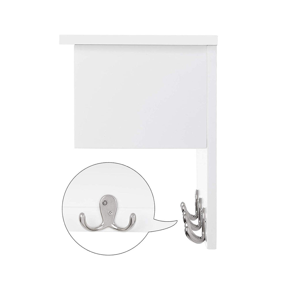 Wandgarderobe mit Fach Weiß